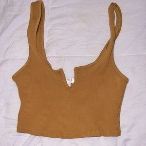 Better Be Mustard Textured Bralette